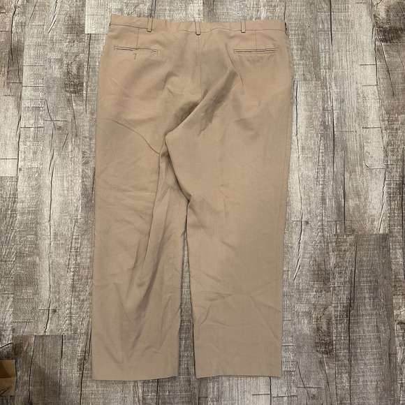 Sutter & Grant Khaki Dress Pants Men's Size 43x27‎ Flat Front Slacks Casual - Picture 7 of 8